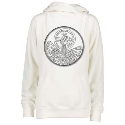 Book Of Kells Legend For St Patrick's Day Irish Celtic Knot Gift Womens Funnel Neck Pullover Hood