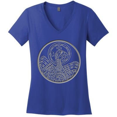 Book Of Kells Legend For St Patrick's Day Irish Celtic Knot Gift Women's V-Neck T-Shirt