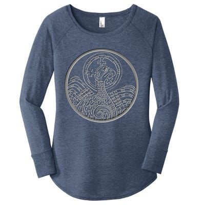 Book Of Kells Legend For St Patrick's Day Irish Celtic Knot Gift Women's Perfect Tri Tunic Long Sleeve Shirt