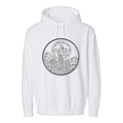 Book Of Kells Legend For St Patrick's Day Irish Celtic Knot Gift Garment-Dyed Fleece Hoodie