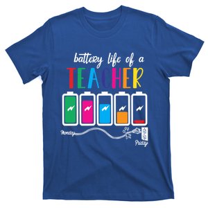 Battery Of Life A Teacher Thanksgiving Christmas Gift T-Shirt