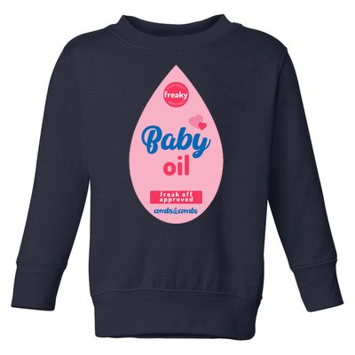 Baby Oil Lazy Funny Costume Ideas Toddler Sweatshirt