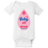 Baby Oil Lazy Funny Costume Ideas Baby Bodysuit