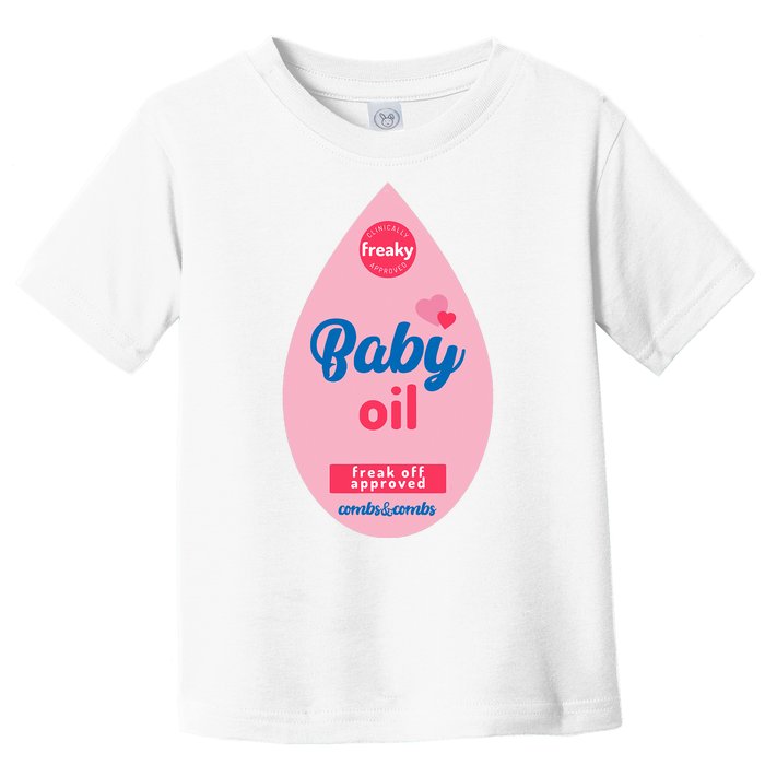 Baby Oil Lazy Funny Costume Ideas Toddler T-Shirt