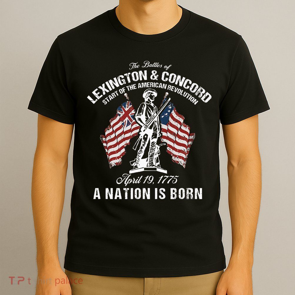 Battle Of Lexington And Concord American Revolution History T-Shirt