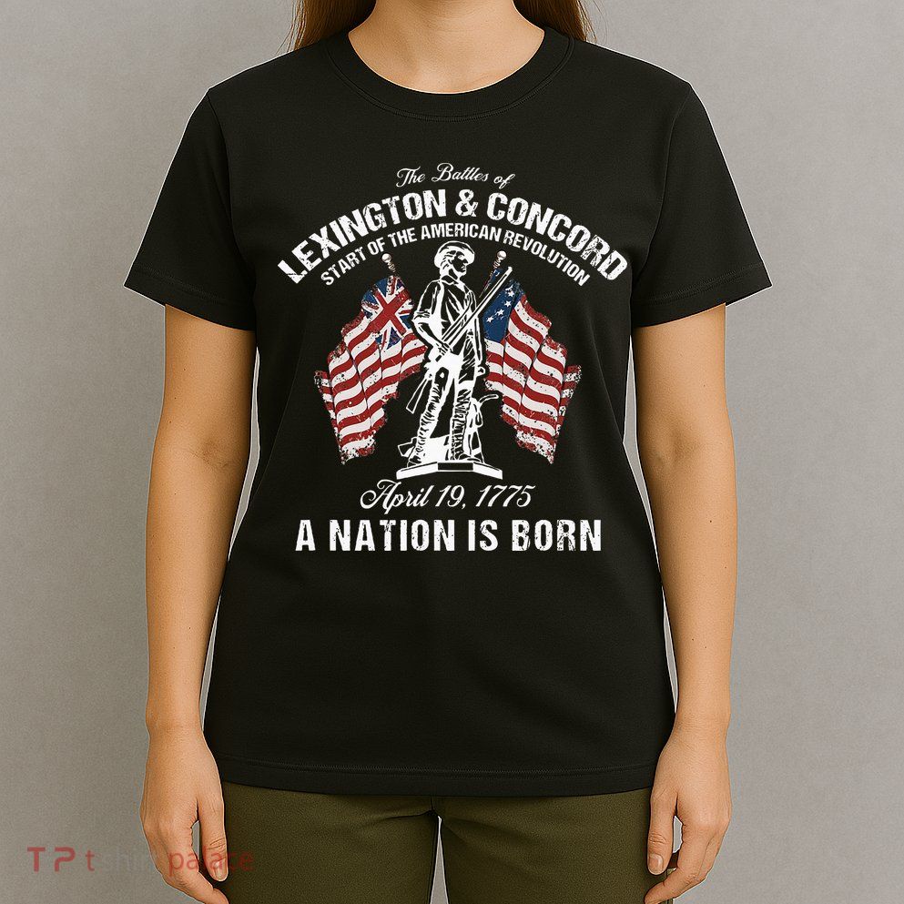 Battle Of Lexington And Concord American Revolution History T-Shirt