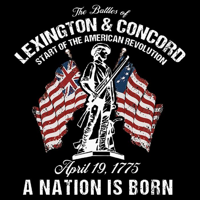 Battle Of Lexington And Concord American Revolution History Drawstring Bag