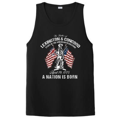 Battle Of Lexington And Concord American Revolution History PosiCharge Competitor Tank