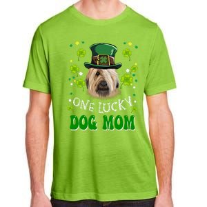 Briard One Lucky Dog Mom Funny Dogs Lover St Patrick's Day Gift Adult ChromaSoft Performance T-Shirt