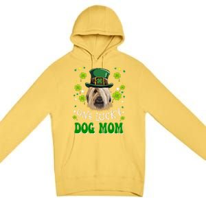 Briard One Lucky Dog Mom Funny Dogs Lover St Patrick's Day Gift Premium Pullover Hoodie