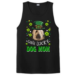 Briard One Lucky Dog Mom Funny Dogs Lover St Patrick's Day Gift PosiCharge Competitor Tank