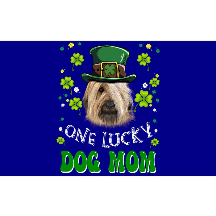 Briard One Lucky Dog Mom Funny Dogs Lover St Patrick's Day Gift Bumper Sticker