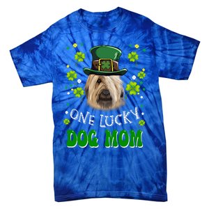 Briard One Lucky Dog Mom Funny Dogs Lover St Patrick's Day Gift Tie-Dye T-Shirt