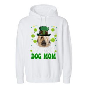 Briard One Lucky Dog Mom Funny Dogs Lover St Patrick's Day Gift Garment-Dyed Fleece Hoodie