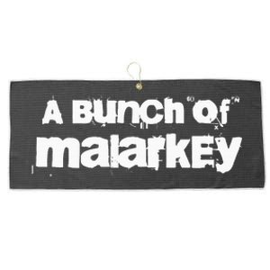 Bunch Of Malarkey Biden Trump Debate 2024 American Election Large Microfiber Waffle Golf Towel