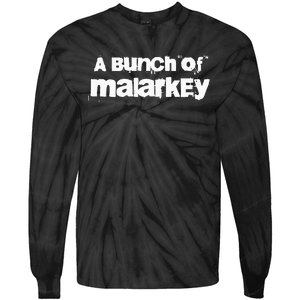 Bunch Of Malarkey Biden Trump Debate 2024 American Election Tie-Dye Long Sleeve Shirt