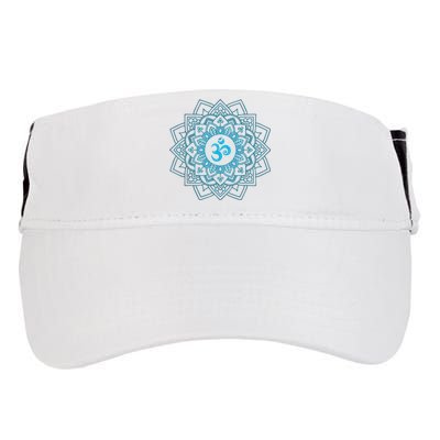 Blue Om Meditation Mandala Adult Drive Performance Visor