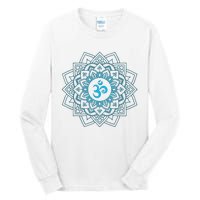 Blue Om Meditation Mandala Tall Long Sleeve T-Shirt