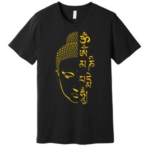 Buddha Om Mani Padme Hum Mantra Premium T-Shirt