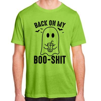 Back On My Booshit Funny Boo Ghost Halloween Costume Gift Adult ChromaSoft Performance T-Shirt