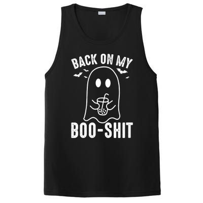 Back On My Booshit Funny Boo Ghost Halloween Costume Gift PosiCharge Competitor Tank