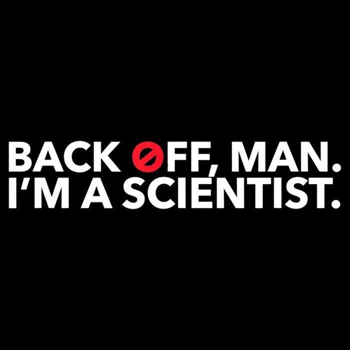 Back Off Man. I'm A Scientist. 80s Ghost Funny Quote Shirt Cooling Performance Crew T-Shirt
