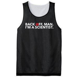 Back Off Man. I'm A Scientist. 80s Ghost Funny Quote Shirt Mesh Reversible Basketball Jersey Tank