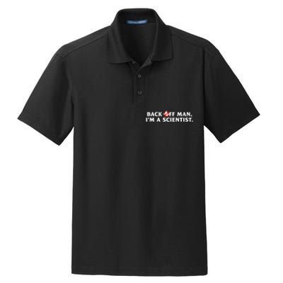 Back Off Man Dry Zone Grid Polo