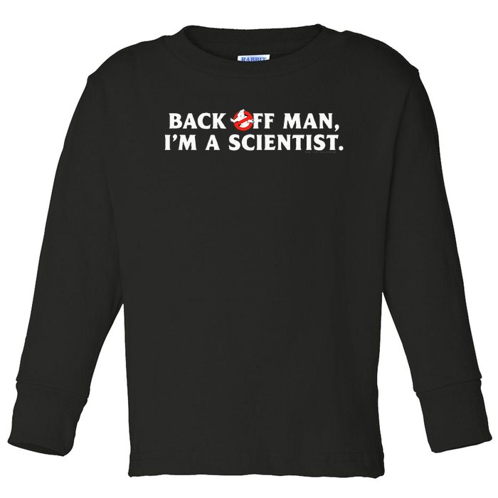 Back Off Man Toddler Long Sleeve Shirt