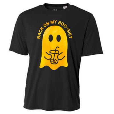 Back On My Booshit Halloween Funny Cooling Performance Crew T-Shirt