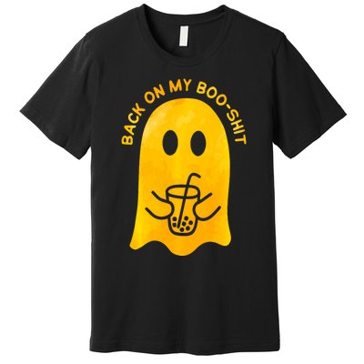 Back On My Booshit Halloween Funny Premium T-Shirt