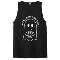 Back On My Boo Shit Funny Ghost Boo Halloween Spooky Season PosiCharge Competitor Tank