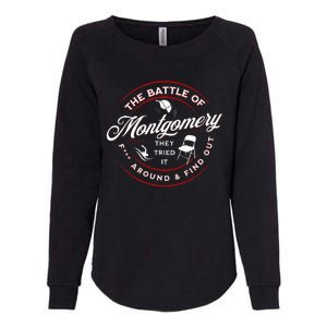 Battle Of Montgomery Riverboat Brawl White Chair Black Pride Womens California Wash Sweatshirt