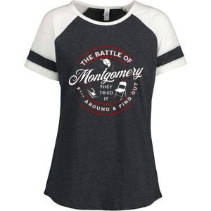 Battle Of Montgomery Riverboat Brawl White Chair Black Pride Enza Ladies Jersey Colorblock Tee