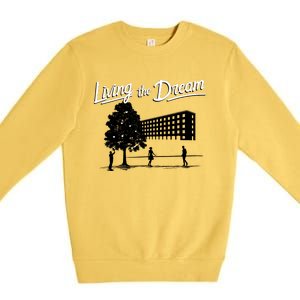 Book Of Mormon Tree Of Life Lehi Dream Funny Lds Pun Premium Crewneck Sweatshirt