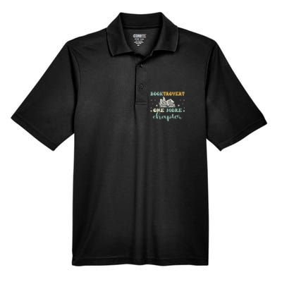 Booktrovert One More Chapter Gift Men's Origin Performance Pique Polo