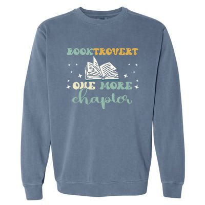 Booktrovert One More Chapter Gift Garment-Dyed Sweatshirt