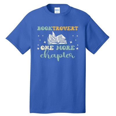 Booktrovert One More Chapter Gift Tall T-Shirt