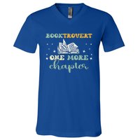 Booktrovert One More Chapter Gift V-Neck T-Shirt