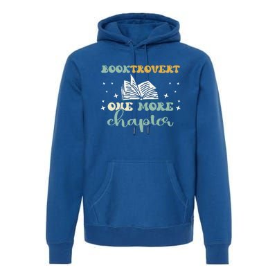 Booktrovert One More Chapter Gift Premium Hoodie