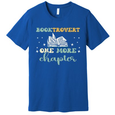 Booktrovert One More Chapter Gift Premium T-Shirt