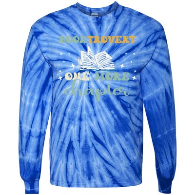 Booktrovert One More Chapter Gift Tie-Dye Long Sleeve Shirt