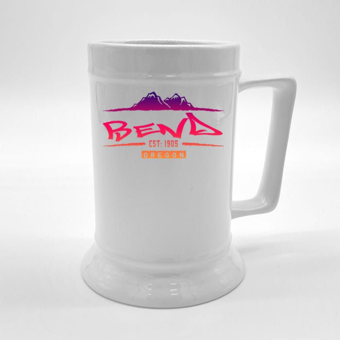 Bend Oregon Mountain Street Beer Stein