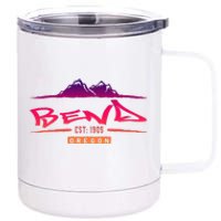 Bend Oregon Mountain Street 12 oz Stainless Steel Tumbler Cup