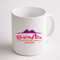 Bend Oregon Mountain Street Coffee Mug