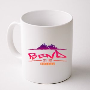 Bend Oregon Mountain Street Coffee Mug