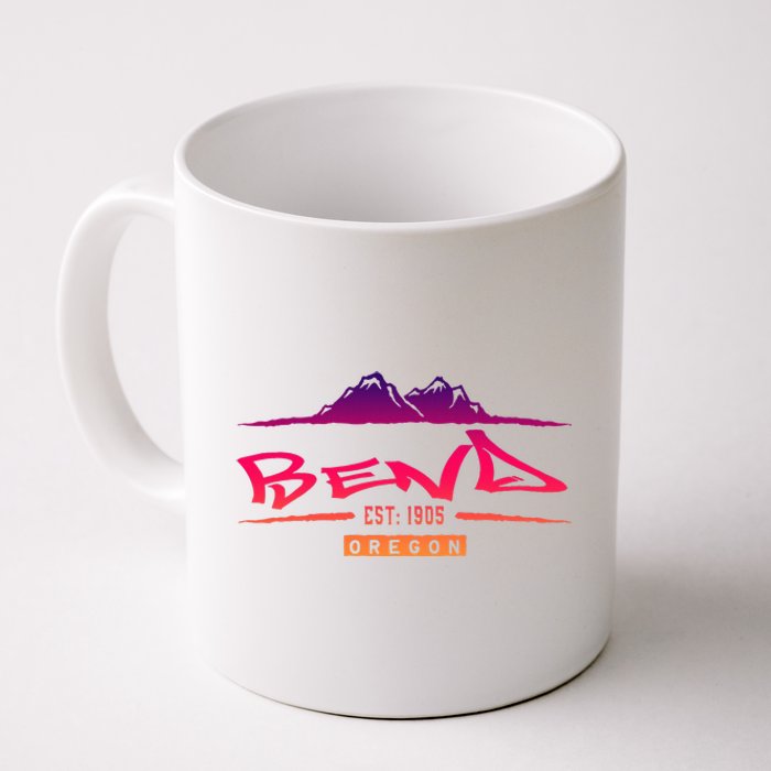 Bend Oregon Mountain Street Coffee Mug