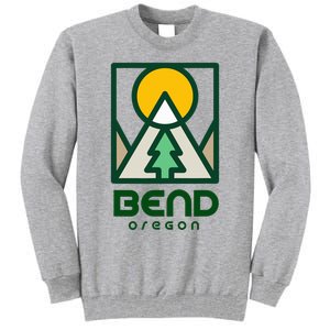 Bend Oregon Mountain Sunset Vacation Tall Sweatshirt