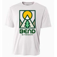 Bend Oregon Mountain Sunset Vacation Cooling Performance Crew T-Shirt