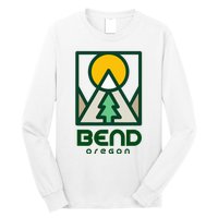 Bend Oregon Mountain Sunset Vacation Long Sleeve Shirt